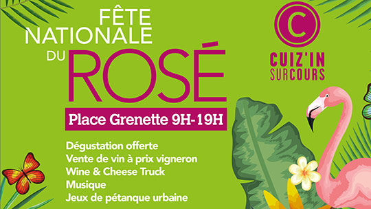 Ne ratez pas la Fête Nationale du Rosé de Cuiz’in sur Cours !
